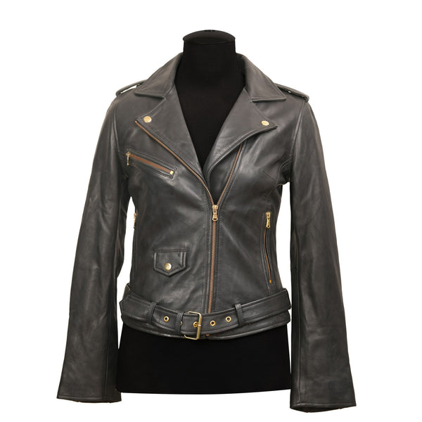 Chic Rider Lamb Skin Biker Jacket